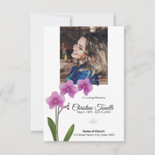 Funeral Prayer Card template