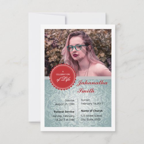 Funeral Prayer Card Template