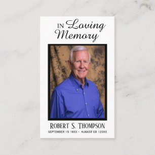 Funeral Prayer Thank You Card