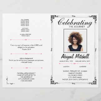 Funeral Program | Celebrating The Journey | FP0001 Flyer