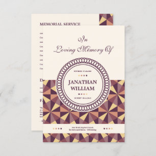 Funeral Program Template