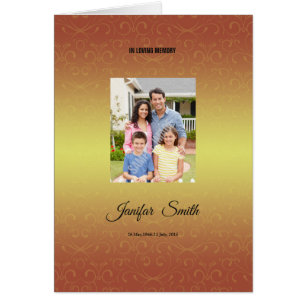 Funeral Program Template Brochure