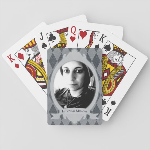 funeral service gift playing cards