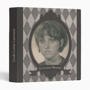 funeral service guest book 3 ring binder