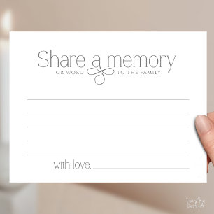 Funeral Service Share a memory Fairy Sympathy Card