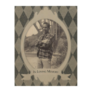 funeral service wood art