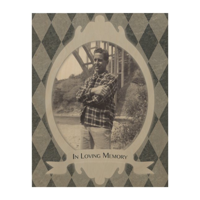 funeral service wood art (Front)