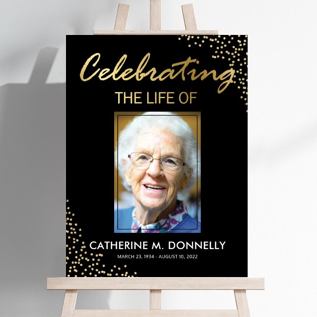 Funeral Sign | Celebration of Life Photo (Creator Uploaded)