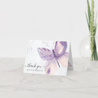 Funeral Sympathy Marble Thank You Note