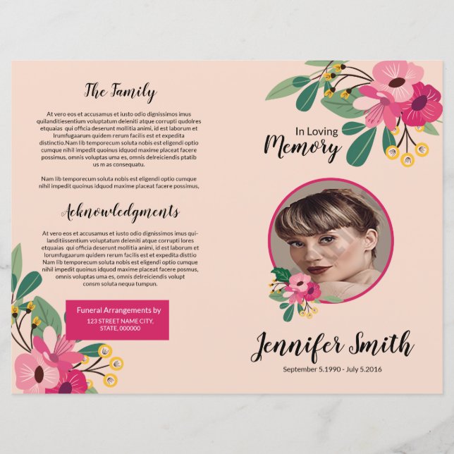 Funeral Template (Front)