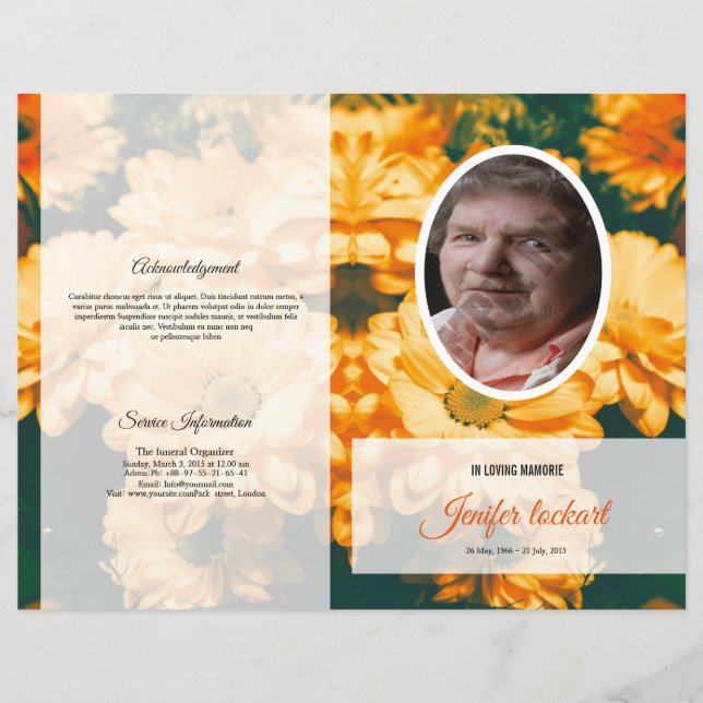 Funeral Template (Front)