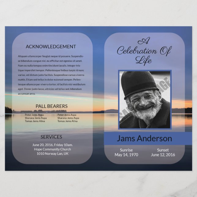 Funeral Template (Front)