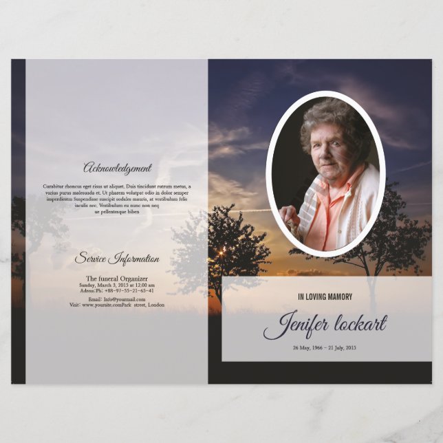 Funeral Template (Front)