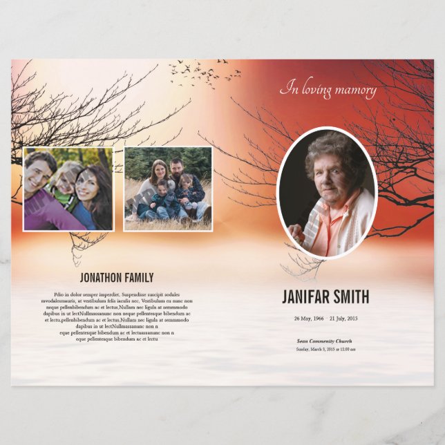 Funeral Template (Front)