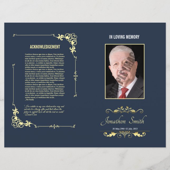 Funeral Template (Front)