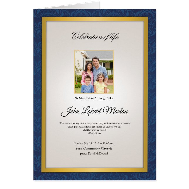 Funeral Template Brochure (Front)