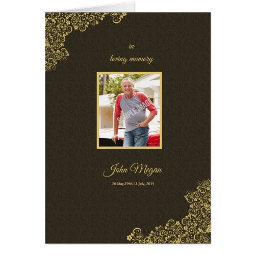 Funeral Template Brochure