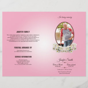 Funeral Template Flyer