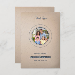 Funeral Thank You Card