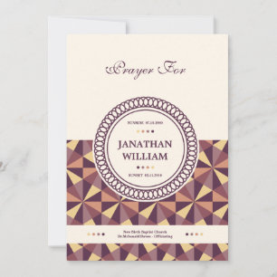 Funeral Thank You Card