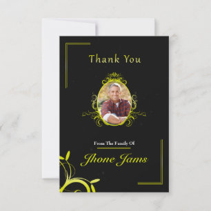 Funeral Thank You Card
