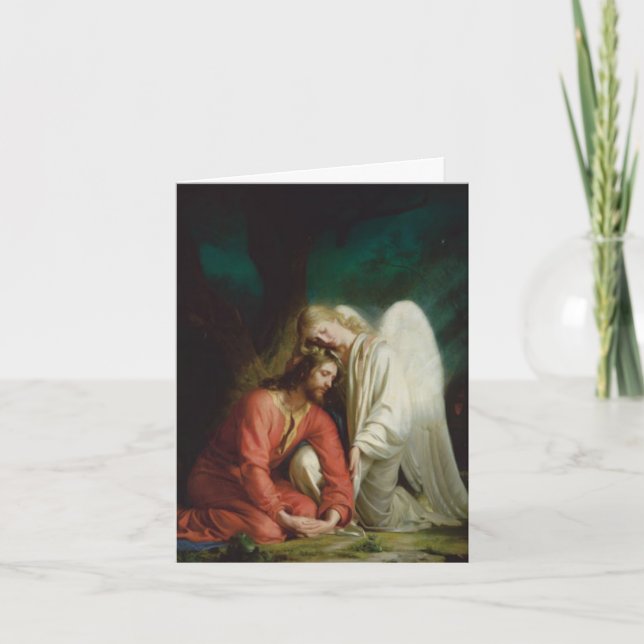 Funeral Thank You Cards | Arms of an Angel 4 (Front)