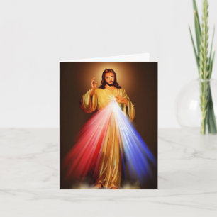 Funeral Thank You Cards Divine Mercy 01