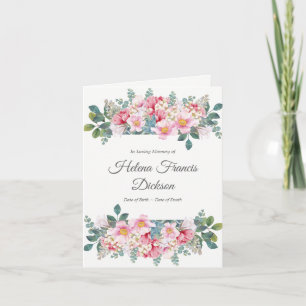 Funeral Thank You Cards Fragrant Garden 1