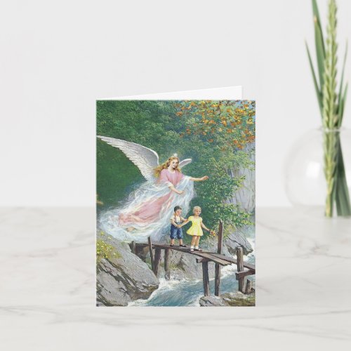 Funeral Thank You Cards  Guardian Angel Protects