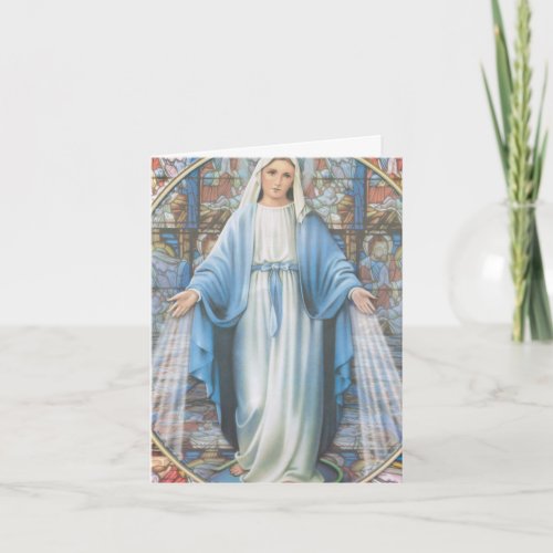 Funeral Thank You Cards  Hail Mary 01