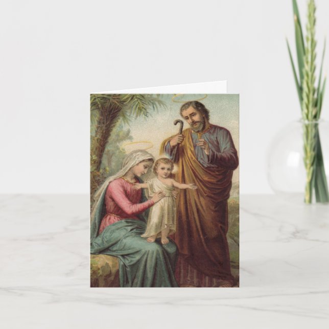 Funeral Thank You Cards | Holy Family 01 (Front)