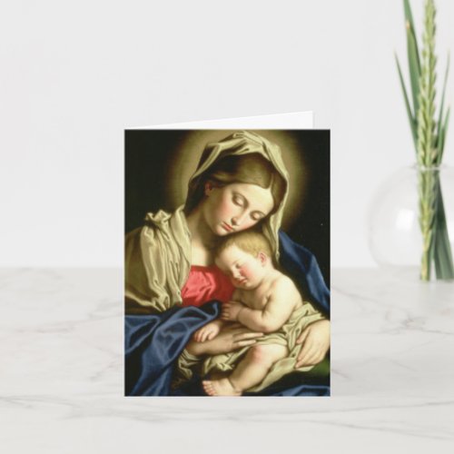 Funeral Thank You Cards  Madonna  Child 2