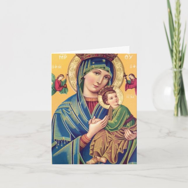 Funeral Thank You Cards | Our Lady Perpetual Help2 (Front)