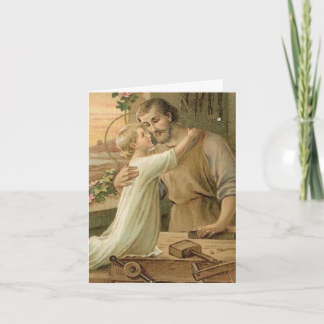 Funeral Thank You Cards | St Joseph the Worker 2 (Front)