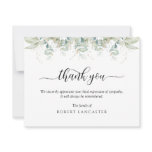Funeral Thank You Note, Airy Greenery Funeral Thank You Note, Airy Greenery