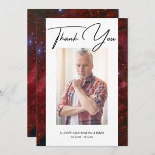 Funeral Thank You Photo Sympathy Bereavement