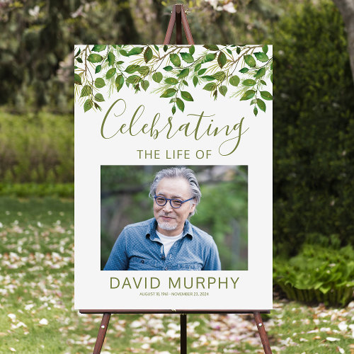 Funeral Welcome Sign | Celebration of Life
