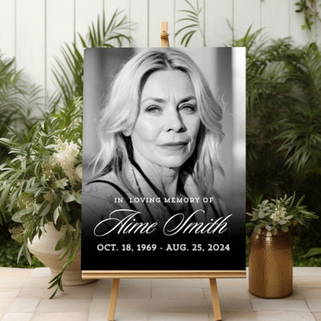 Funeral Welcome Sign Celebration of life poster In (Creator Uploaded)
