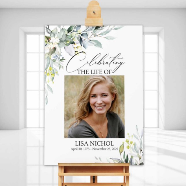 Funeral Welcome Sign Celebration of Life Sign Post (Creator Uploaded)