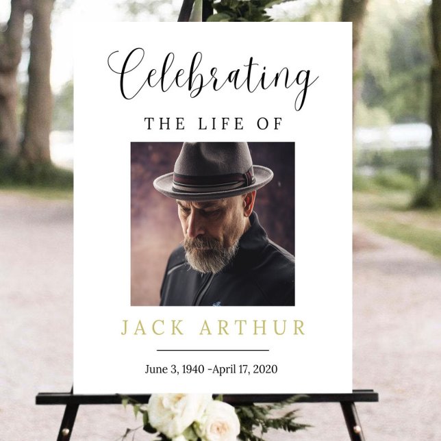 FUNERAL Welcome Sign Editable Celebration Of Life (Creator Uploaded)