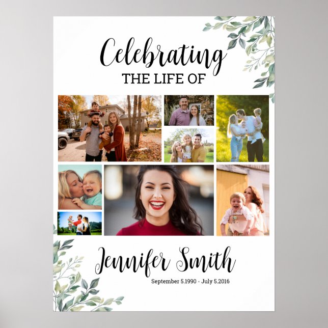 Funeral Welcome Sign Template (Front)