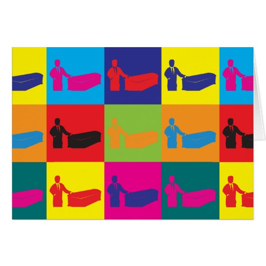 Funerals Pop Art Cards (Front Horizontal)
