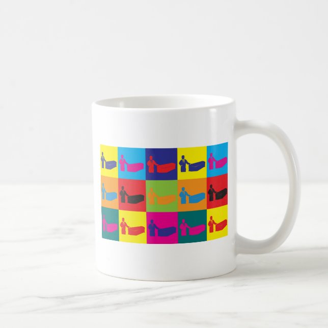 Funerals Pop Art Coffee Mug (Right)