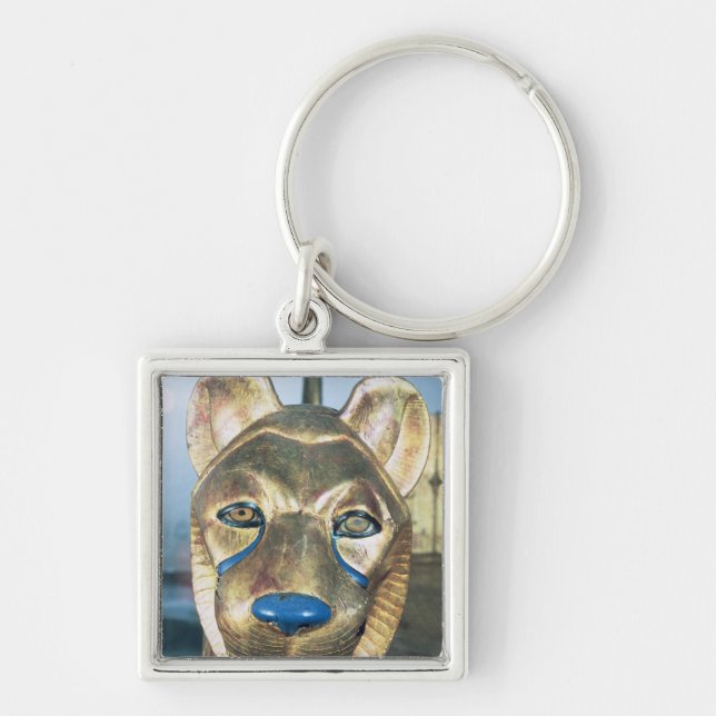 Funerary bedhead in the form of a lion keychain (Front)