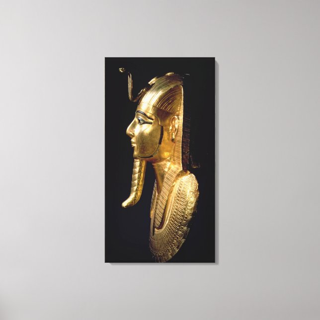 Funerary mask of Psusennes I Canvas Print (Front)