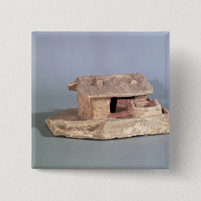 Funerary model of farm, from Thanh Hoa Button (Front)