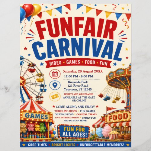 Funfair Carnival Flyer
