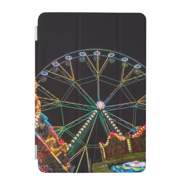 Funfair Ferris Wheel at Night iPad Mini Cover (Front)