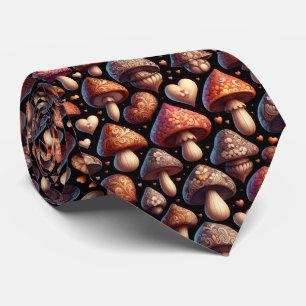 Fungi Family Neck Tie