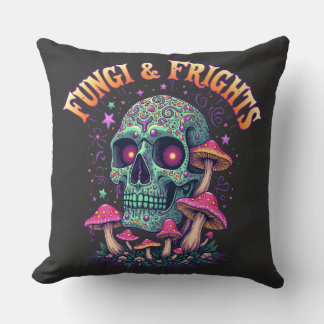 Fungi & Frights  Throw Pillow